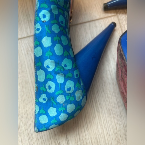 Betsey Johnson Vero Cuoio Womens Platform Size 8.5 Event Prom HOCO Bratcore Y2K - Picture 8 of 15